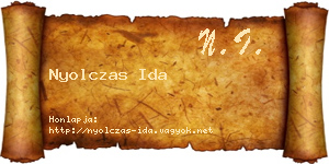 Nyolczas Ida névjegykártya